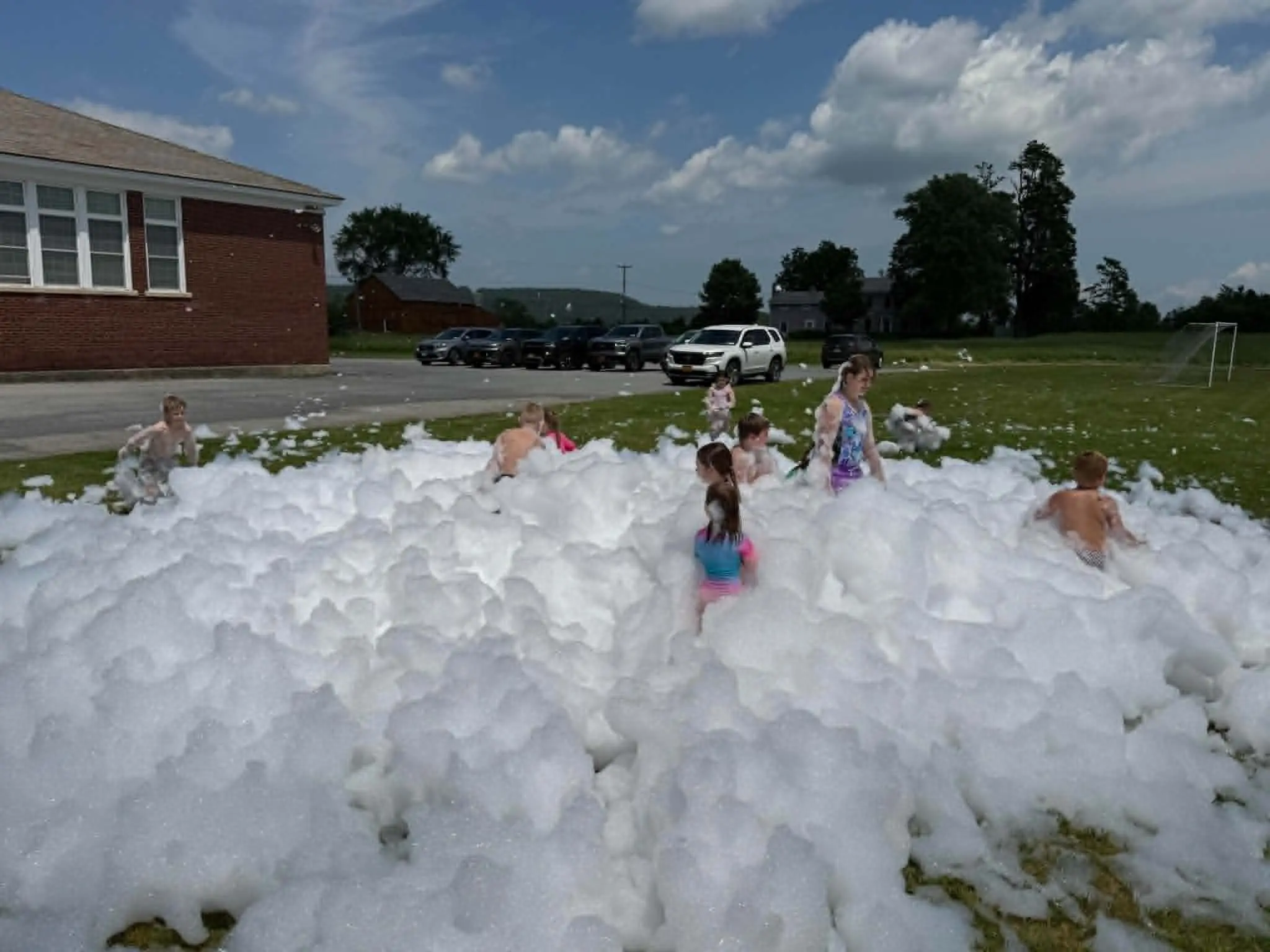 Foam party event