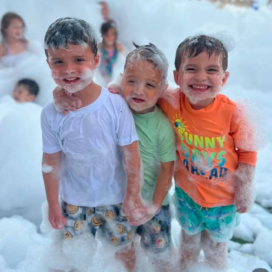 Foam Party Birthday Celebration