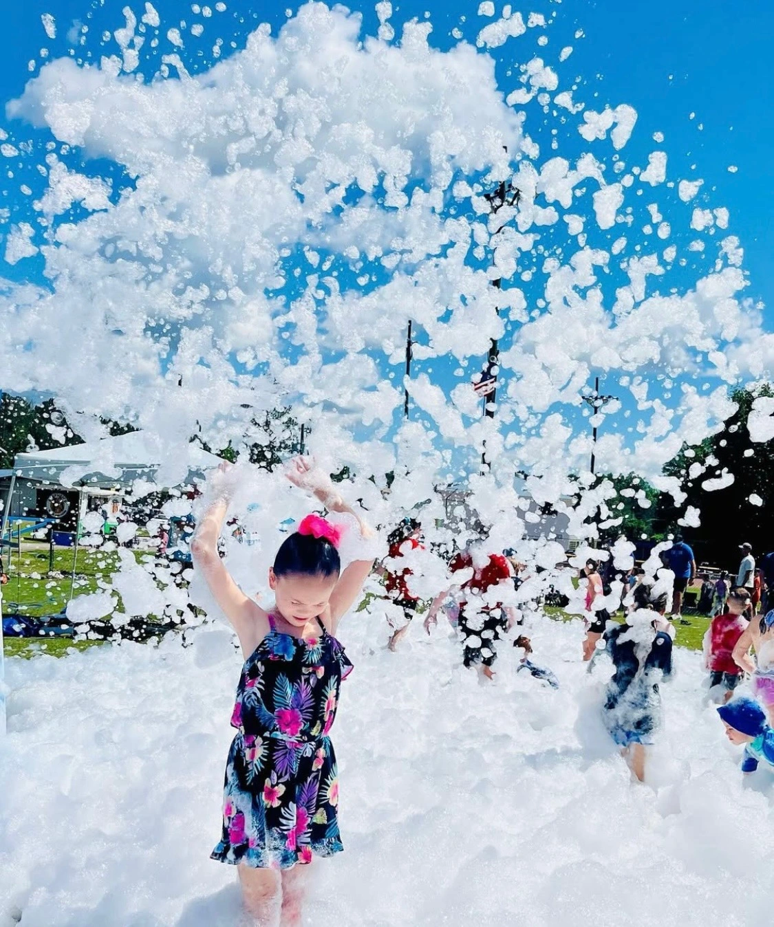 Community foam party